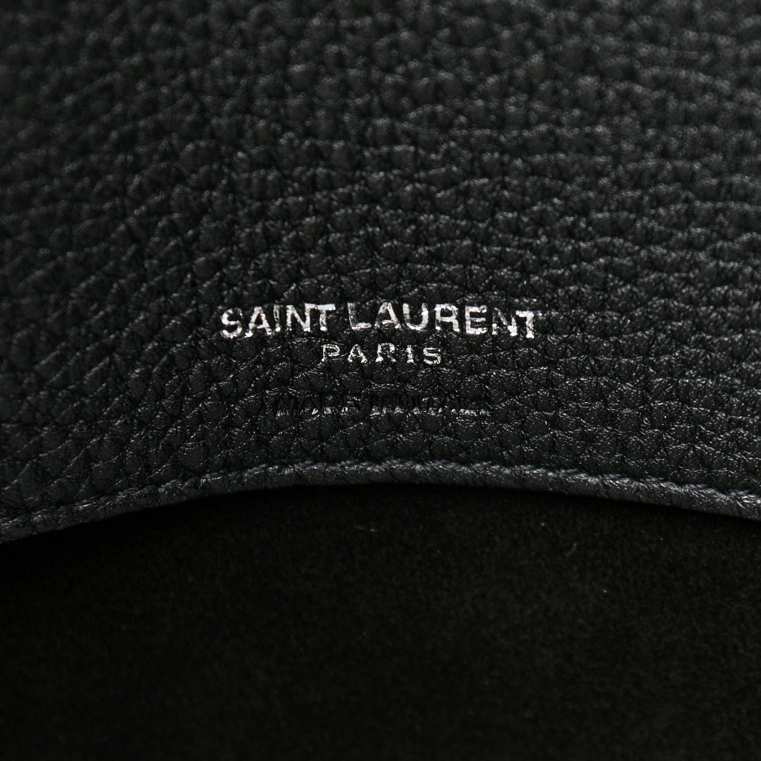 Saint Laurent Grained Calfskin Medium Souple Sac De Jour Black 6 of 12