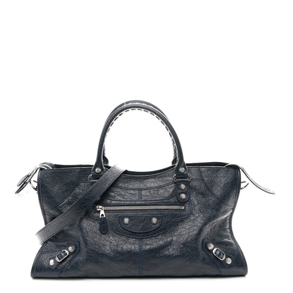 Balenciaga Agneau Giant 21 Silver Hardware Work Bleu Obscur 1 of 10