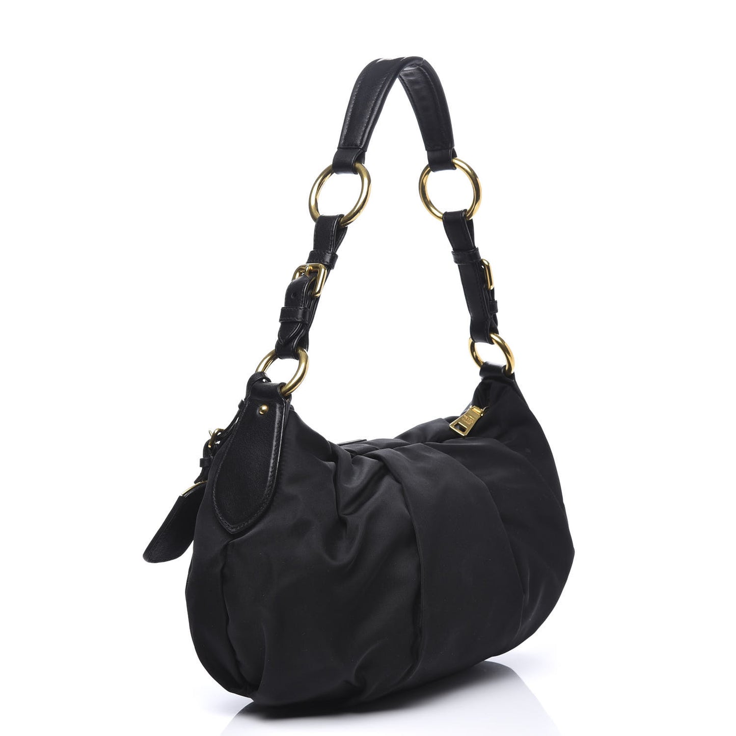 Tessuto Nylon Shoulder Bag Black