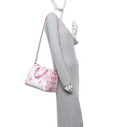 Louis Vuitton Monogram Giant By The Pool 2.0 Speedy Bandouliere 25 Rose 2 of 9
