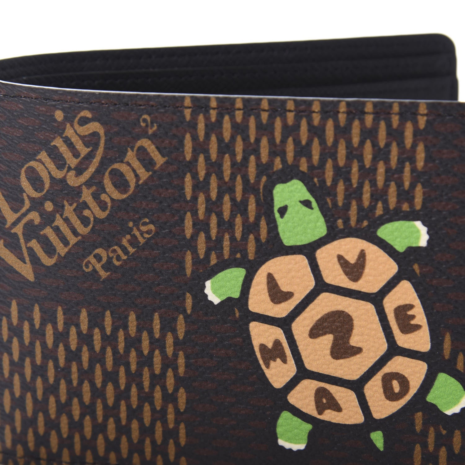 Louis Vuitton X NIGO Giant Damier Ebene Tortoise Multiple Wallet 7 of 7