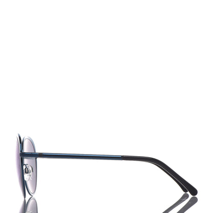 Chanel Round Spring Sunglasses 4206 Blue 3 of 6