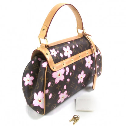Louis Vuitton Monogram Cherry Blossom Sac Retro Bag Brown 3 of 9