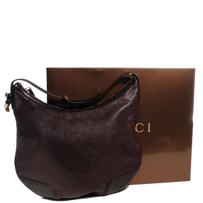 Gucci Guccissima Large Princy Hobo Dark Brown 5 of 8