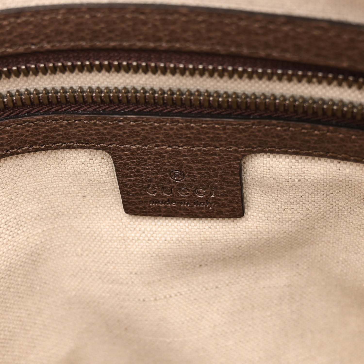 Gucci GG Supreme Monogram Web Medium Ophidia Messenger Bag Brown 6 of 9