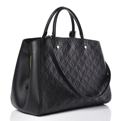 Louis Vuitton Empreinte Montaigne GM Black 3 of 9
