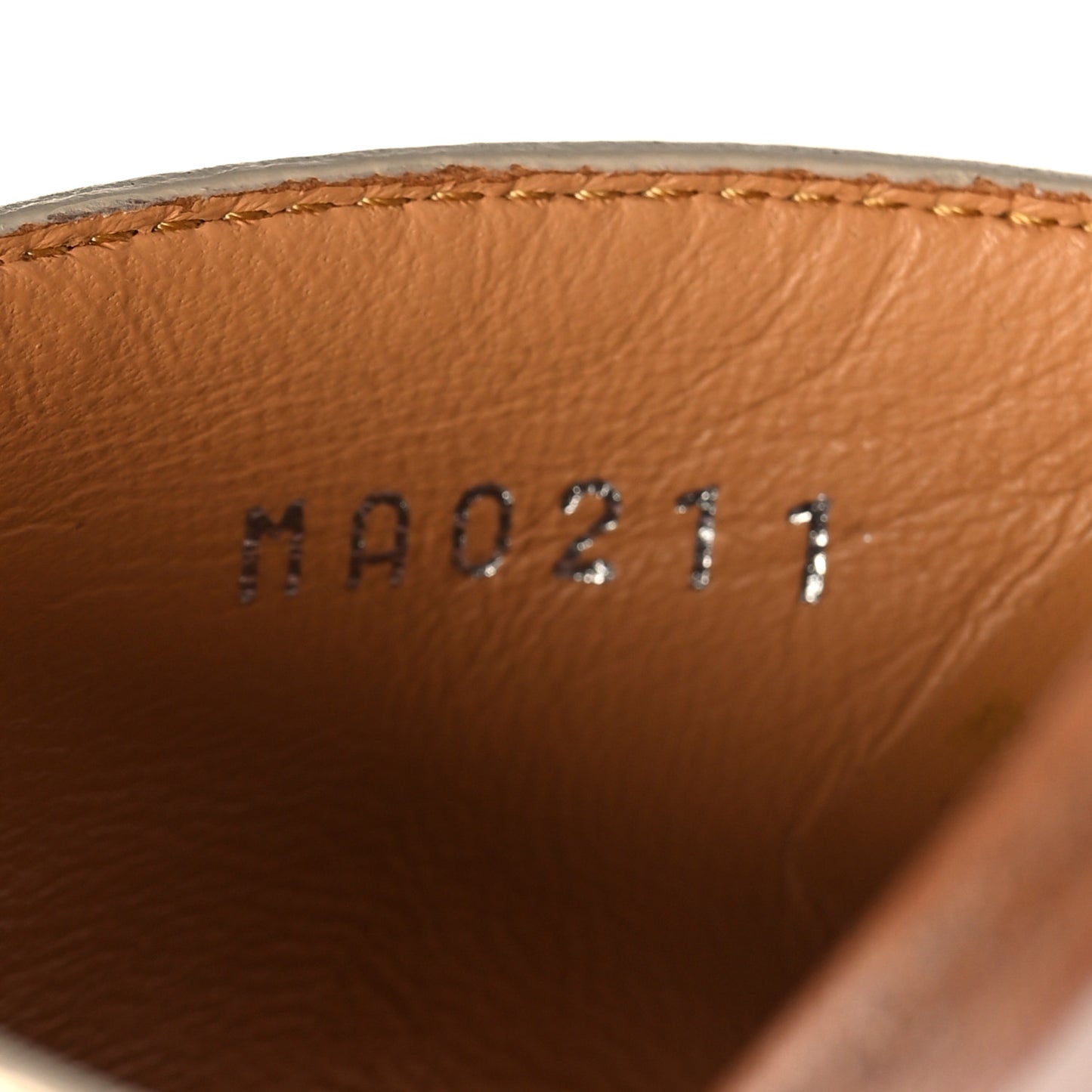 Damier Azur Vachetta Lock Flat Mule 38