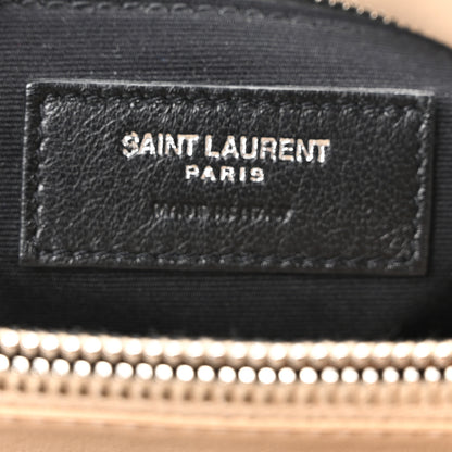 Saint Laurent Calfskin Y Quilted Monogram Large Loulou Shopper Nude Powder 6 of 10