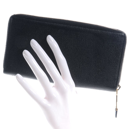 Saint Laurent Textured Chyc Zip Around Wallet Black 2 of 8