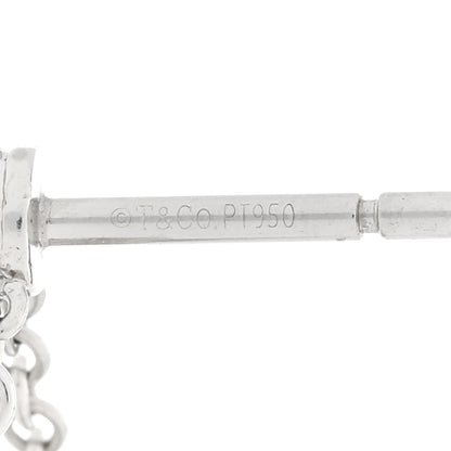 Tiffany Platinum Diamond 1.95ctw Swing Drop Earrings 4 of 5