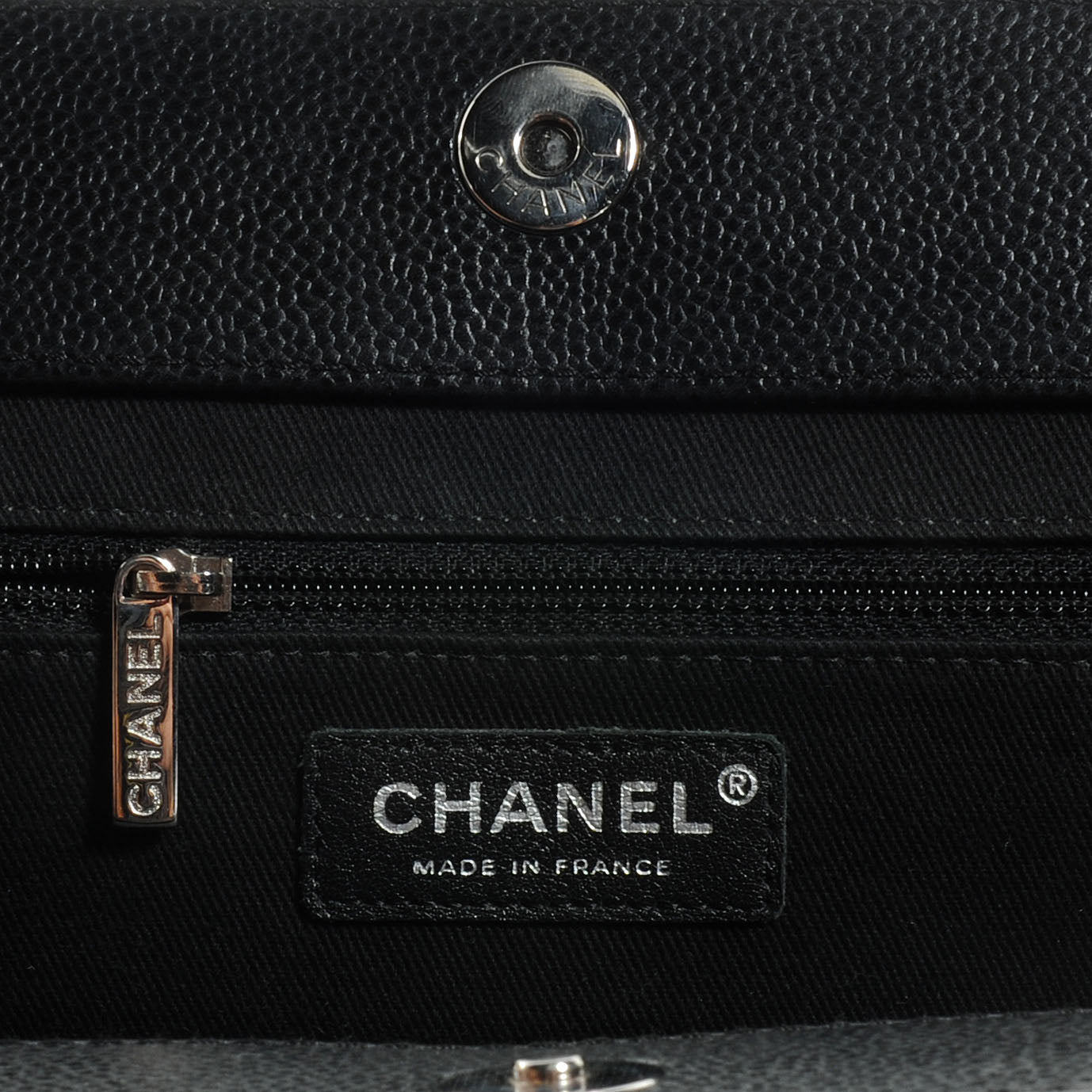 Chanel Caviar Timeless CC Shopping Tote Black 8 of 9