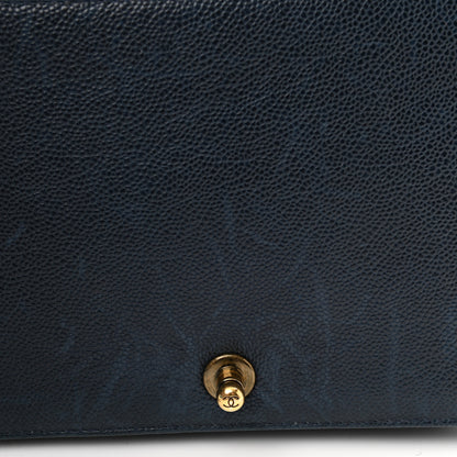 Chanel Pearly Caviar Quilted New Medium Boy Flap Navy 8 of 12