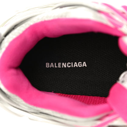 Balenciaga Mesh Rubber Bi-Color Womens Track Sneakers 35 Fluo Pink White 12 of 16