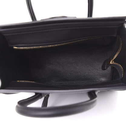 Celine Smooth Calfskin Nano Luggage Black 4 of 9