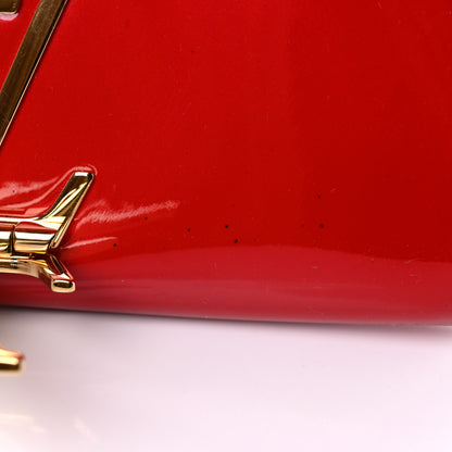 Louis Vuitton Patent Louise Clutch Cherry 13 of 21