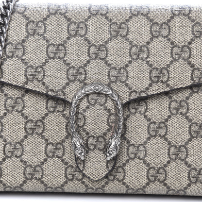 Gucci GG Supreme Monogram Mini Dionysus Chain Wallet Beige Taupe 13 of 13