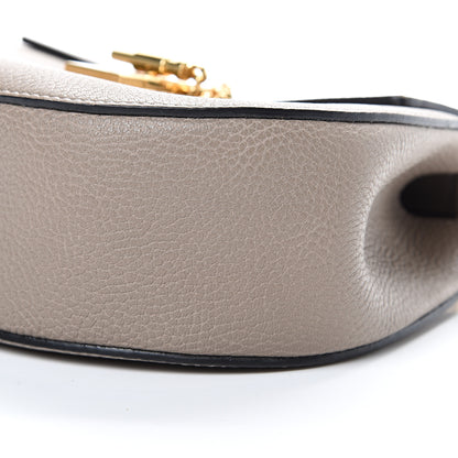 Chloe Grained Lambskin Drew Shoulder Bag Motty Grey 9 of 10