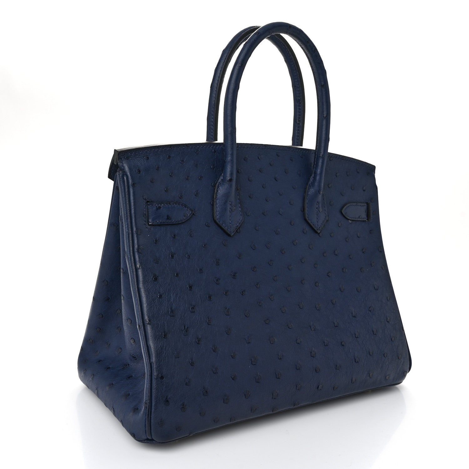 Hermes Ostrich Birkin 30 Bleu Iris 4 of 30