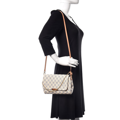 Louis Vuitton Damier Azur Favorite MM 2 of 12