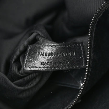 Saint Laurent Crinkled Calfskin Matelasse Monogram Large Niki Shopper Tote Black 7 of 12