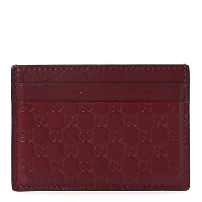 Gucci Microguccissima Card Holder Red 1 of 7