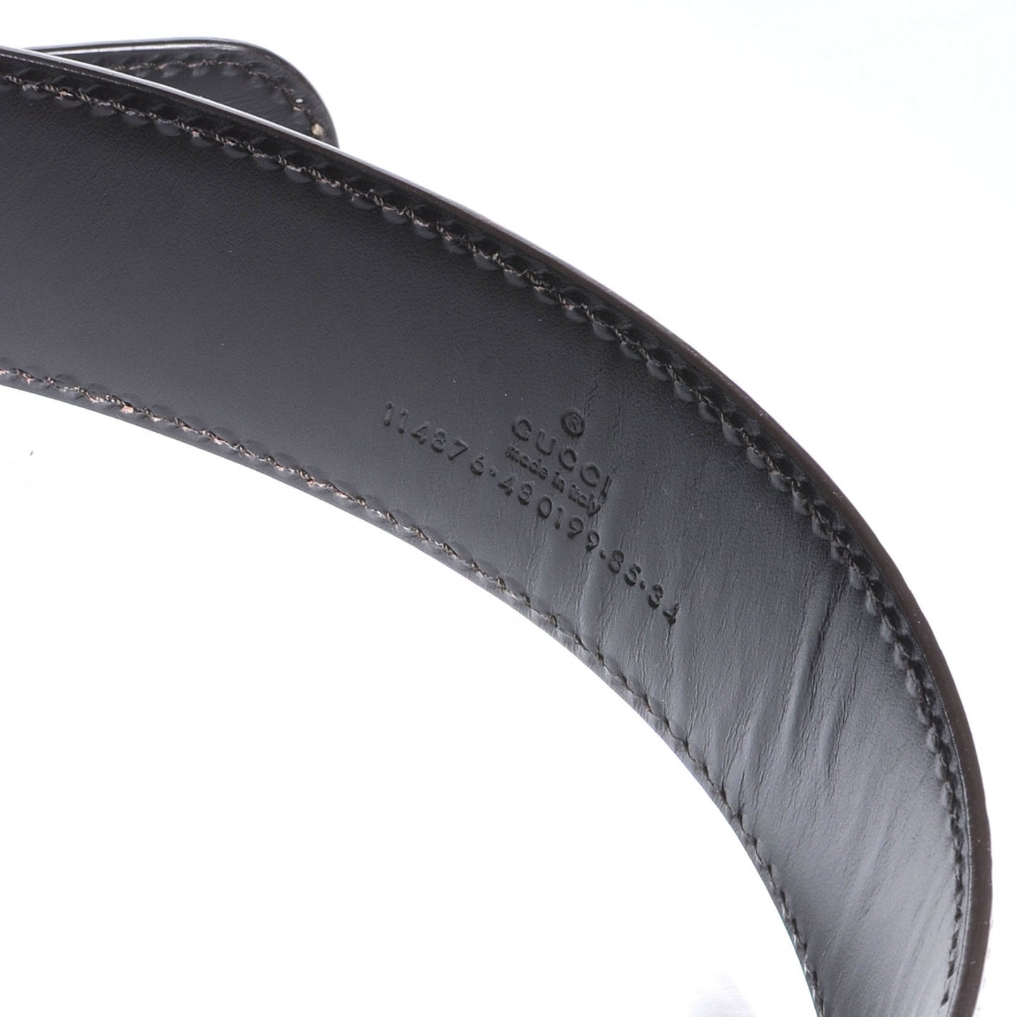 Guccissima GG Belt Blue 34