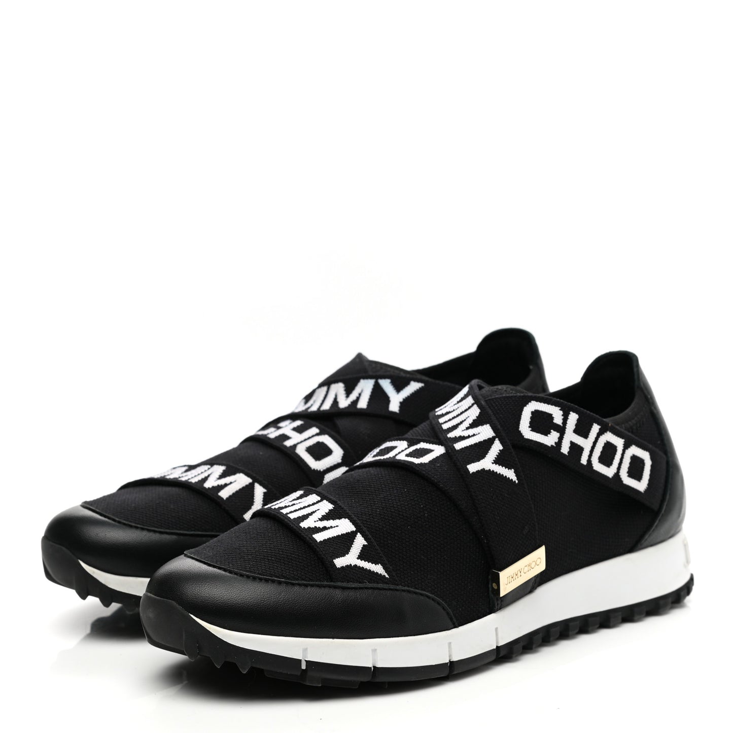 Nappa Knit Toronto Slip-On Sneakers 37 Black
