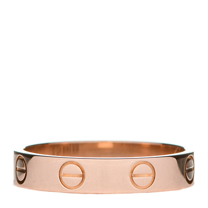 Cartier 18K Pink Gold 3.5mm LOVE Wedding Band Ring 52 6 3 of 4