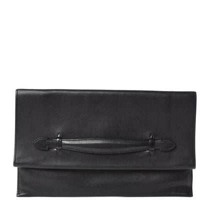 Hermes Evercalf Pliplat Clutch Black 1 of 8