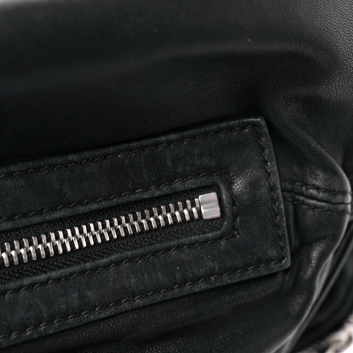 Alexander Wang Lambskin Marti Backpack Bag Washed Black Rhodium Hardware 16 of 19