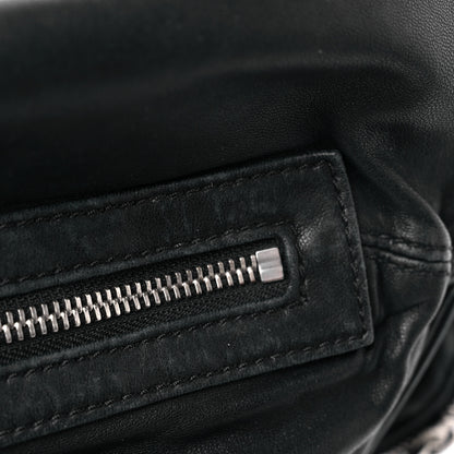 Alexander Wang Lambskin Marti Backpack Bag Washed Black Rhodium Hardware 16 of 19