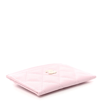 Chanel Caviar Quilted Card Holder Light Pink 4 of 8
