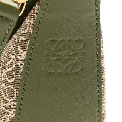 Loewe Jacquard Anagram Calfskin Luna Bag Avocado 7 of 10