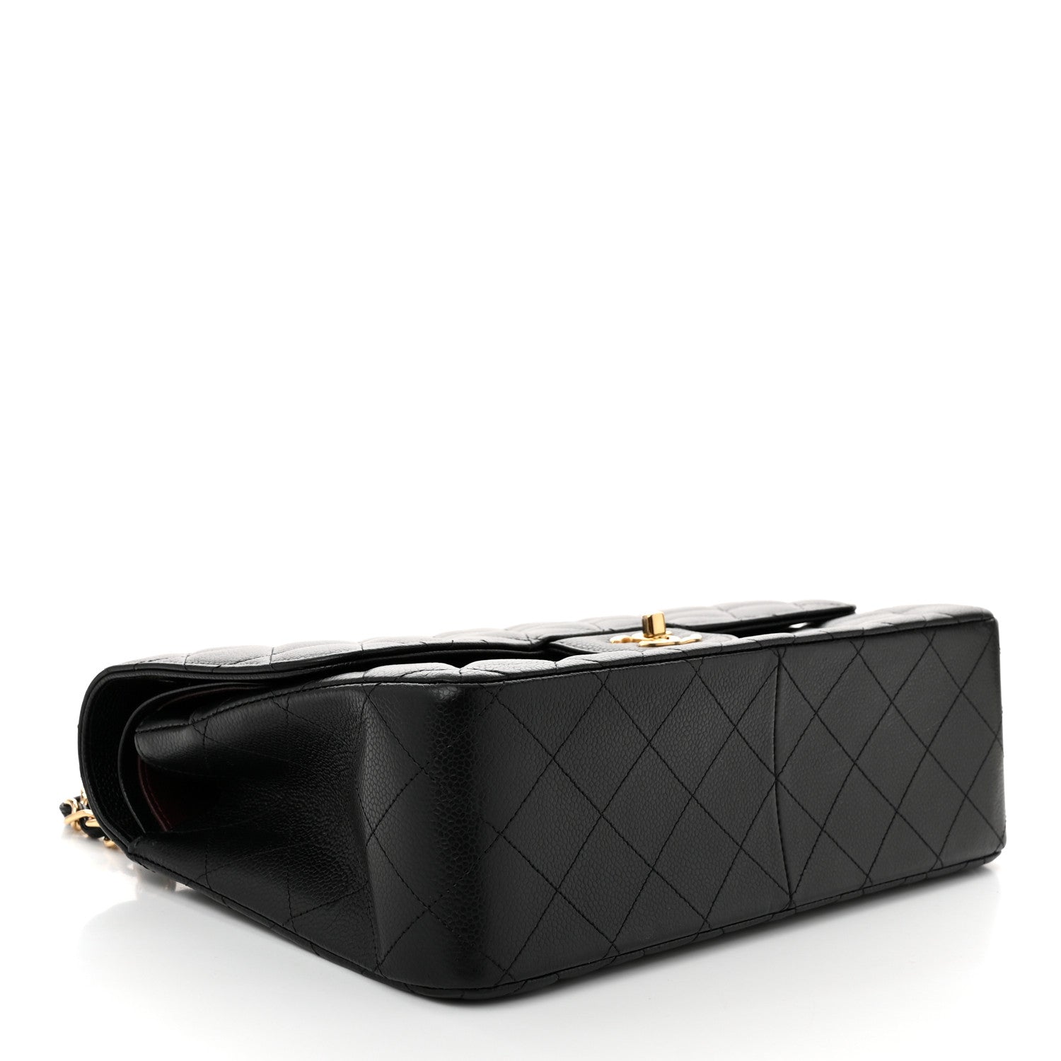 Chanel Caviar Quilted Jumbo Double Flap Black 4 of 12