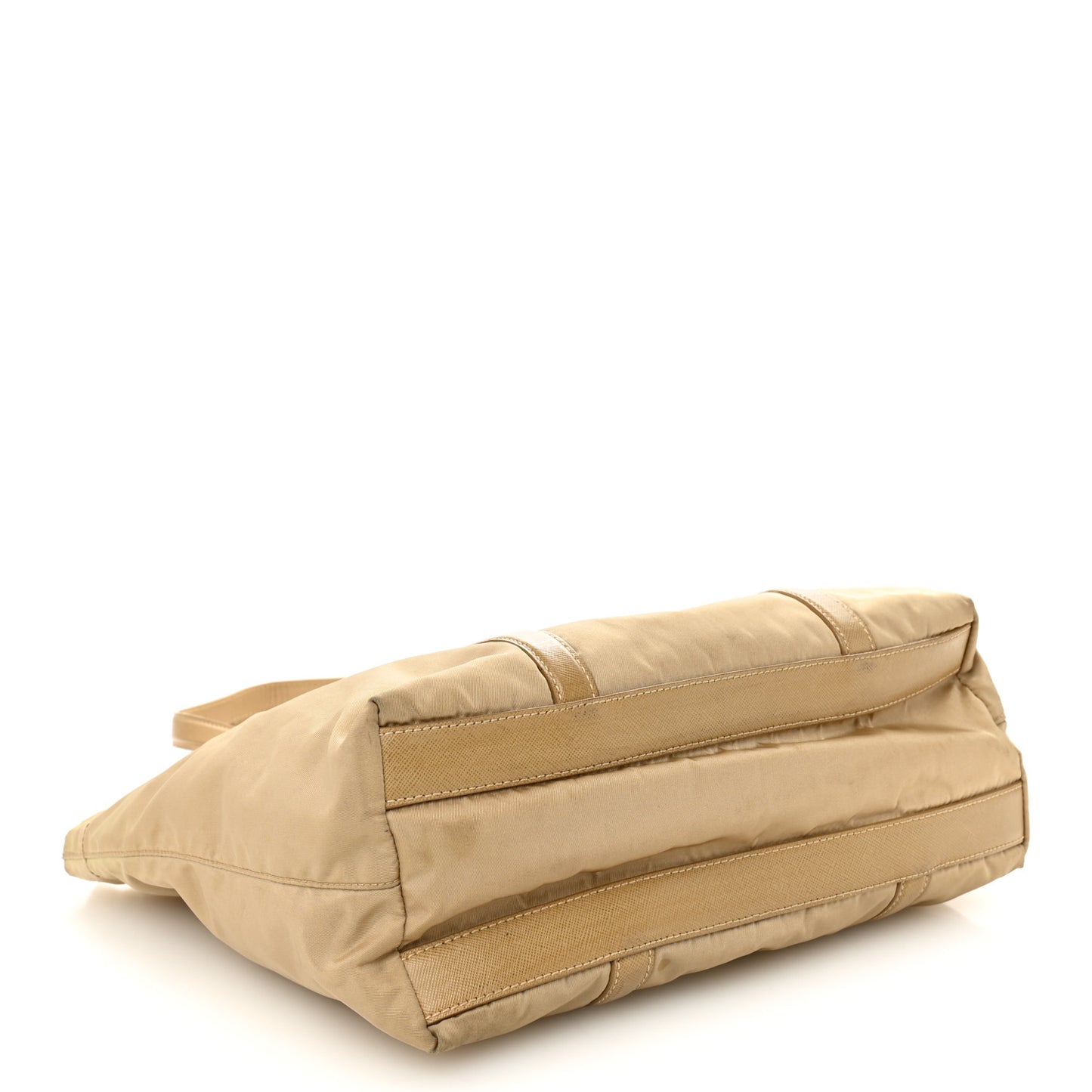 Tessuto Nylon Saffiano Tote Beige