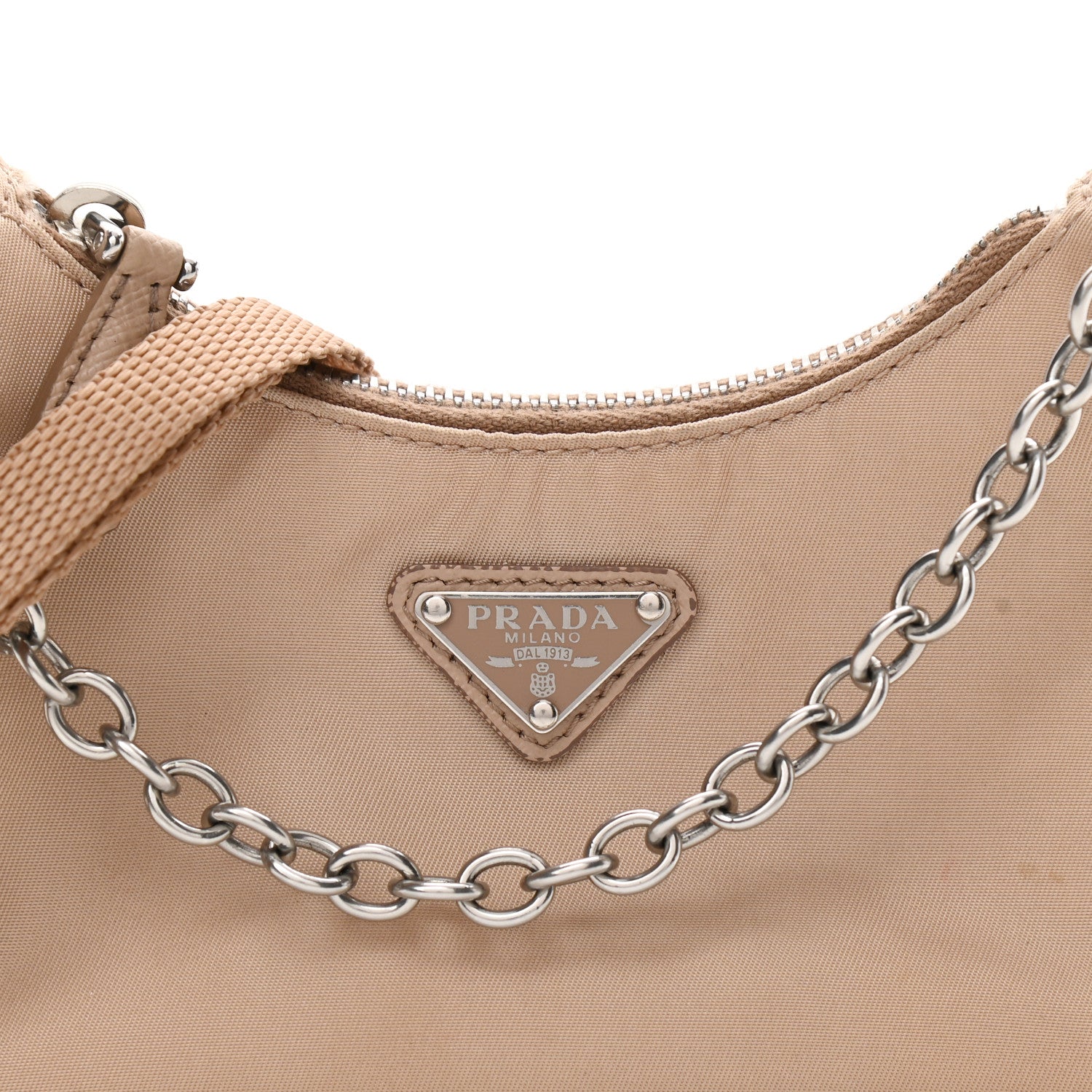 Prada Tessuto Nylon Saffiano Mini Re-Edition 2000 Shoulder Bag Cammeo 8 of 12
