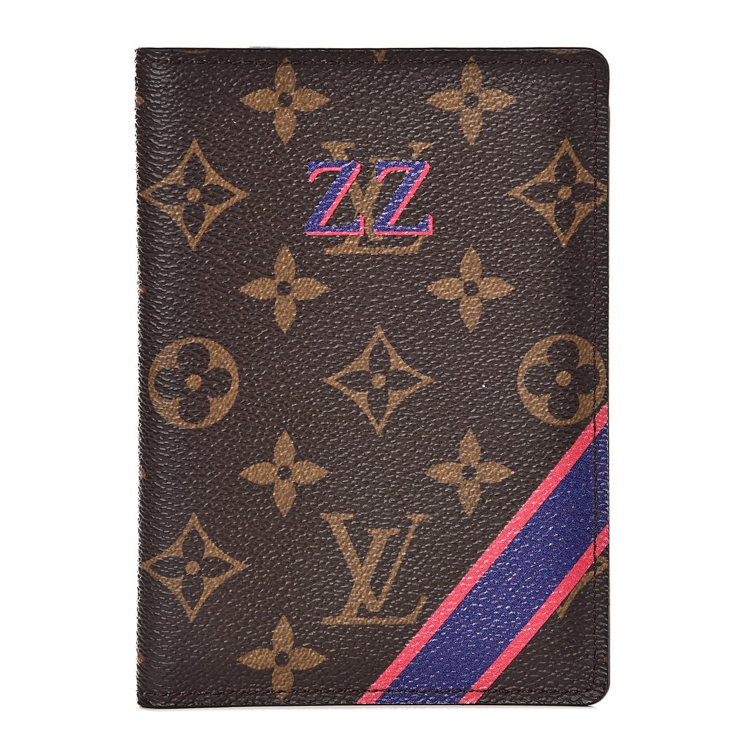 Monogram My LV Heritage Passport Cover Violet Fuchsia