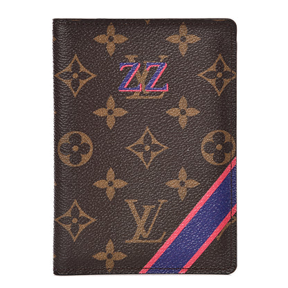 Louis Vuitton Monogram My LV Heritage Passport Cover Violet Fuchsia 1 of 6
