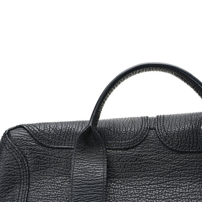 3.1 Phillip Lim Textured Calfskin Medium Pashli Satchel Black 10 of 11