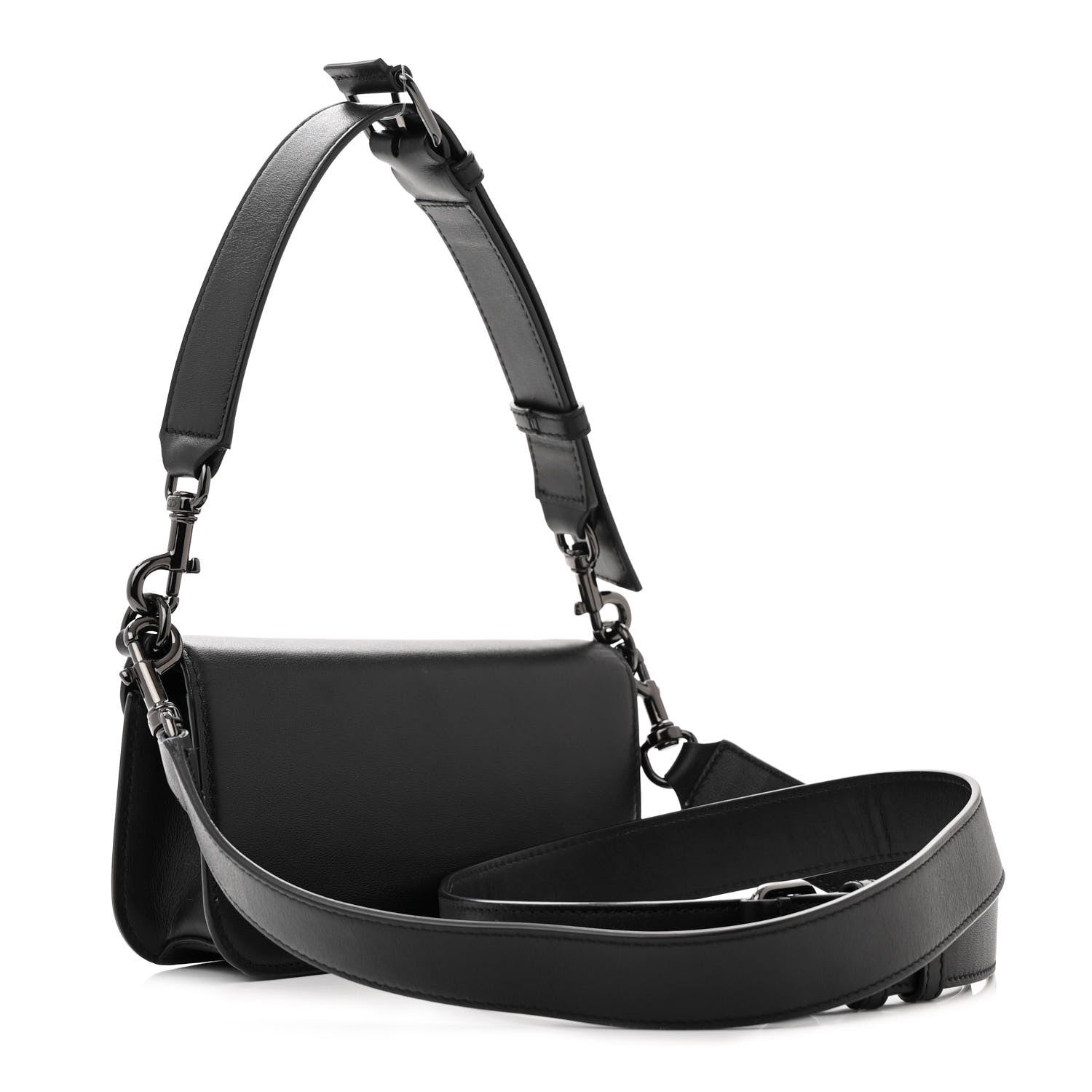 Valentino Garavani Calfskin Monochrome Vlogo Mini Loco Crossbody Bag Black 3 of 15