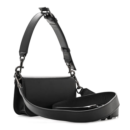 Valentino Garavani Calfskin Monochrome Vlogo Mini Loco Crossbody Bag Black 3 of 15