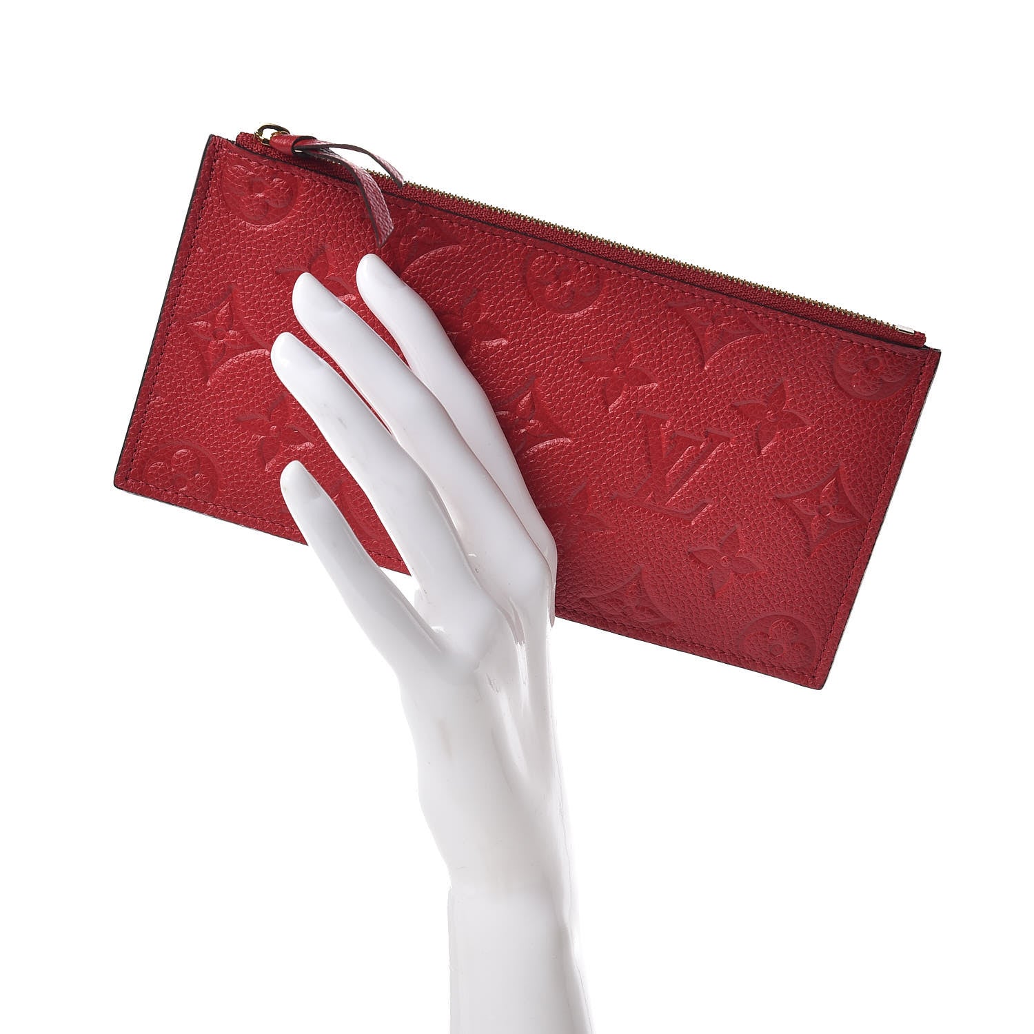 Louis Vuitton Empreinte Felicie Chain Wallet Zippered Insert Cherry 2 of 6