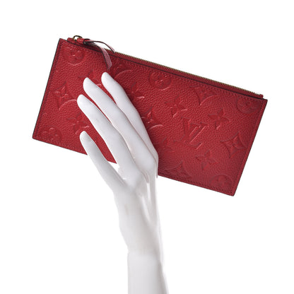 Louis Vuitton Empreinte Felicie Chain Wallet Zippered Insert Cherry 2 of 6