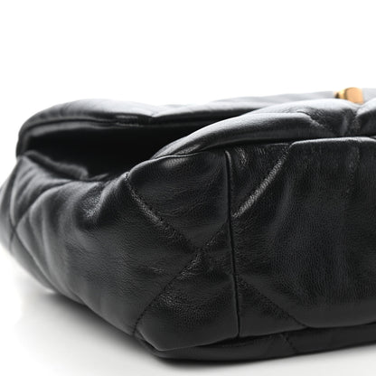 Chanel Goatskin Quilted Medium Chanel 19 Flap Black 8 of 10