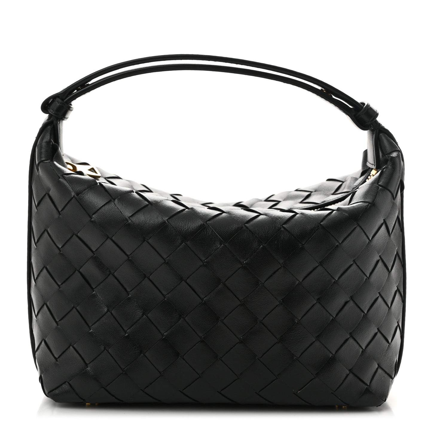 Calfskin Nappa Intrecciato Mini Wallace Black