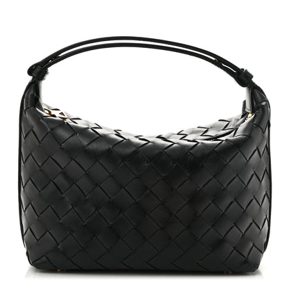 Bottega Veneta Calfskin Nappa Intrecciato Mini Wallace Black 1 of 10