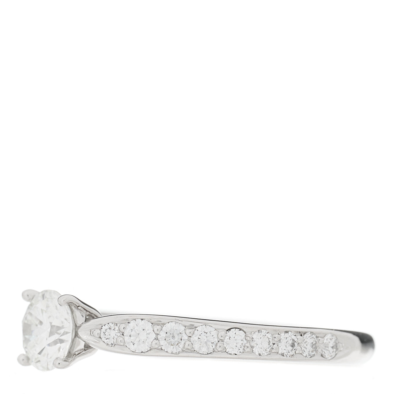 Tiffany Platinum Diamond .31ct Round Brilliant Harmony Engagement Ring 48 4.5 3 of 6