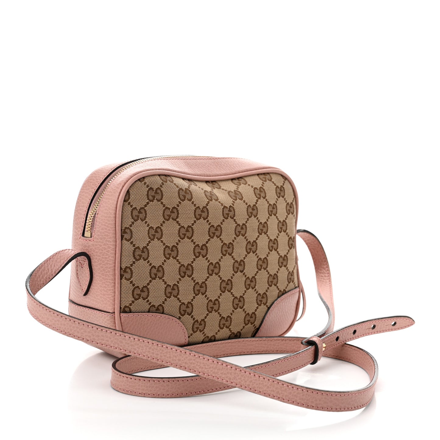 Monogram Mini Bree Messenger Bag Beige Soft Pink