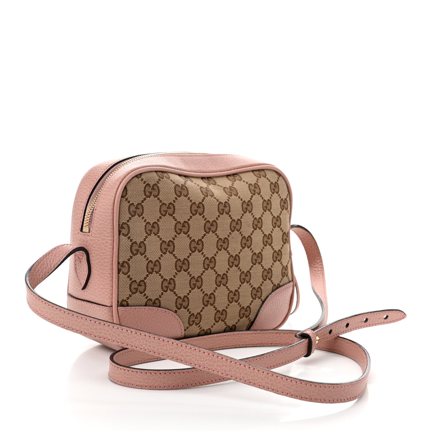 Gucci Monogram Mini Bree Messenger Bag Beige Soft Pink 3 of 10