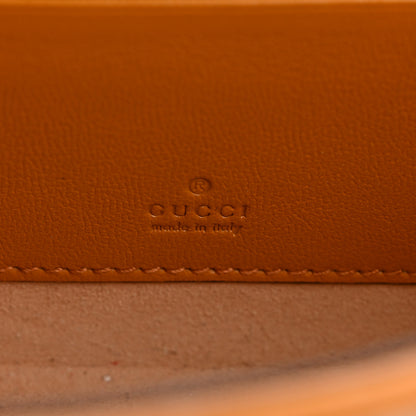 Gucci GG Supreme Monogram New Sakai Calfskin Mini Padlock Top Handle Shoulder Bag Beige Ebony Mystic White Sun Oil 6 of 12
